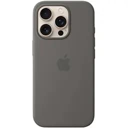 Чохол Epik SilIcone Case with MagSafe and Animation [Colorless] для iPhone 16 Pro Max Stone Gray