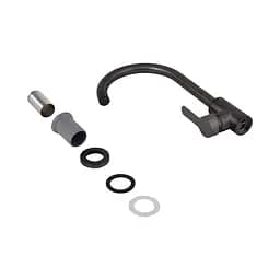 Змішувач для кухні Brinex Pure 015F U-подібний Graphite BRIPUR015FGRP - мініатюра 5