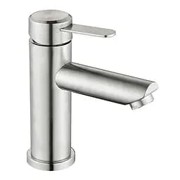 Смеситель для умывальника Mixxus FAN-001-A нержавеющая сталь MI6100 Нержавеющая сталь