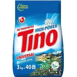 Порошок пральний Tino High-Power Universal Mountain spring 3 кг