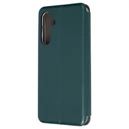 Чехол-книжка для Samsung Galaxy A16 4G (A165), G-Case, зеленый, кожаный чехол-книжка из экокожи (PU) и TPU, с магнитом, с подставкой и вместительным кардхолдером, противоударный, защита всего корпуса, ArmorStandart (ARM81452) - мініатюра 2