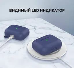 Чохол Ultrathin Silicone Case для AirPods Pro Midnight Blue [47030] - мініатюра 4