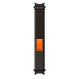 Ремінець для Samsung Galaxy Watch 6 - чорно-жовтогарячий Watchbands Cloth ширина кріплення 20мм нейлоновий (WB6063706) - мініатюра 4