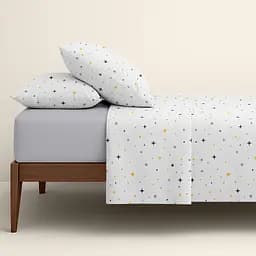 Комплект постільної білизни Cosas Midnight stars CS6 Сімейний сірий (MidnightStars_El180x30-52Grey_160x2) - мініатюра 2
