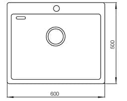 Мийка MIXXUS MX6050-200x1.2-HANDMADE (MX0569) - мініатюра 2