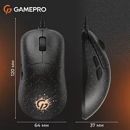Миша GamePro ігрова чорна (GM690D) - мініатюра 15