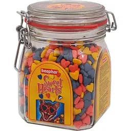 Ласощі для кішок і кошенят Beaphar Sweethearts, скло 1200 шт