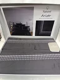 Постельное белье Naturel Aristo Grey Сатин с вышивкой Limasso pbe0051874