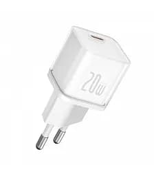 Сетевое зарядное устройство для Baseus GaN5S Fast Charger 1C 20 W EU P10162503213-00 Белый