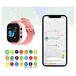 Smart Watch AmiGo GO009 Camera+Led Pink UA UCRF - мініатюра 5