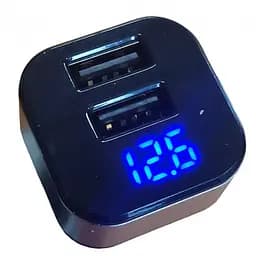 Автомобільний адаптер блок зарядки від USB заряджання адаптер від прикурювача 12v зарядне HC-1 9001 - мініатюра 3