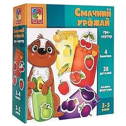 Мини-развивашка сортер Вкусный урожай VT1804-41 Разноцветный