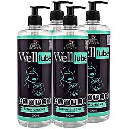 Iнтим-змазка вагінальна "Well Lube" ТМ "Fresh Heaven", 1000 мл блок 4шт