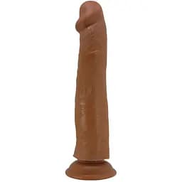 Фалоімітатор Sliding Skin Sharife 10" 25.4 см (коричневий)