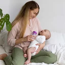 Прозора силіконова соска Baboo, на широке горлечко, повільний потік, 0+ міс., 2 шт. (4-110) - мініатюра 7