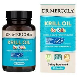 Жирные кислоты Dr. Mercola Krill Oil for Kids, 60 капсул