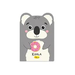 Дитячий блокнот з вушками "Koala" АП-1803-06, 24 сторінки