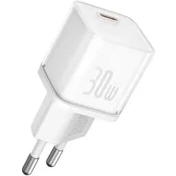 Зарядний пристрій блок адаптер Baseus GaN 5S Fast Charger 30 W P10162504213-00 білий