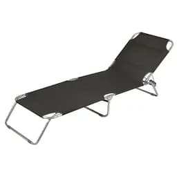 Ліжко розкладне Bo-Camp Sun Lounger 3 Positions Anthracite (1304480), Чорний - мініатюра 2