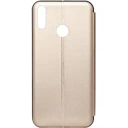Чохол-книжка Toto Book Rounded Leather Case HuAwei Y7 2019 Gold
