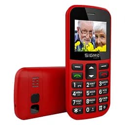 Мобільний телефон Sigma Comfort 50 EASY TYPE-C Red (4827798585221) - мініатюра 4
