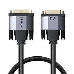 Кабель Baseus DVI to DVI 1,2m CAKSX-Q Black-Silver