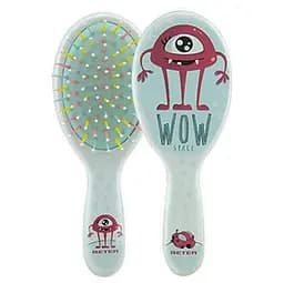 Щітка масажна дитяча Beter Woщ Space, нейлонова щетина, захисні кінчики, 17 см, 1 шт.