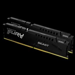 Оперативна пам'ять Kingston Fury 16GB (2x8GB) DDR5 5600MHz Beast Black (KF556C40BBK2-16)