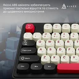 Клавіатура бездротова Ajazz AF98 Plus Black Shark Red (AF98-PLUS-BSR) - мініатюра 4