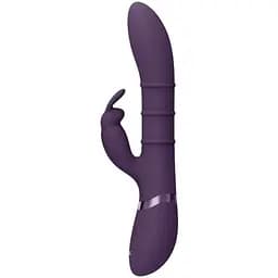 Вібратор-кролик Vive Sora для точок G U та клітора фіолетовий