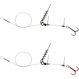 Оснастка Savage Gear Linethru Corkscrew Rig #2 30cm 22kg (2 шт/уп.)