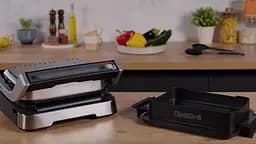 Гриль Tefal притискний OptiGrill 4in1 Inox 2100Вт з'ємні пластини метал (GC774D30) - мініатюра 10