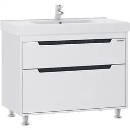 Тумба з умивальником Sanwerk Грета 100 з умивальником Принц MV0000302 Білий