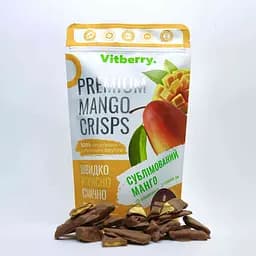 Сублимированный манго в молочном шоколаде БЕЗ САХАРА, 50г