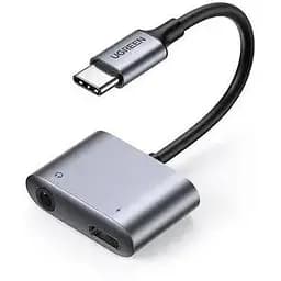 Перетворювач адаптер Ugreen CM231 Usb-C to 3.5 mm Audio Adapter with PD (UGR-60164)