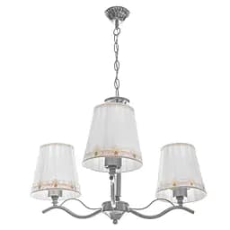 Люстра подвесная Brille прованс с абажуром E27 60W CH (BKL-656S/3)