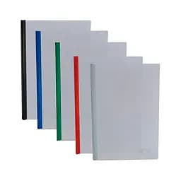 Папка-швидкозшивач 65листів/10 мм, з притискною планкою, 160/160 мкм BM.3371-99 BUROMAX (4823078912954) МІКС