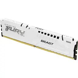 Модуль пам'яті для комп'ютера DDR5 16GB 6400 MHz Beast White EXPO Kingston Fury (ex.HyperX) (KF564C32BWE-16) - мініатюра 2
