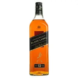 Віскі Johnnie Walker Black Label Blended Scotch Whisky 40% 1 л