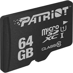 Карта пам'яті Patriot MicroSDHC 64GB UHS-I Class 10 LX (PSF64GMDC10) - мініатюра 2