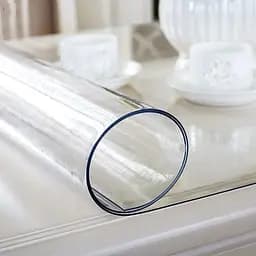 М'яке скло у рулонах Soft Glass Ширина - 1.35м Довжина - 20м (товщина 0,4мм) Прозоре - мініатюра 4