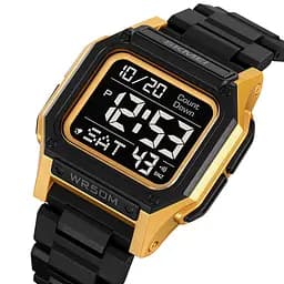 Наручний годинник чоловічий 2264BKGDBK Black-Gold-Black Skmei acs0030090 - мініатюра 3