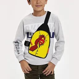 Сумка через плече дитяча Людина-павук 29х17 см сумка слінг для хлопчика (02271)