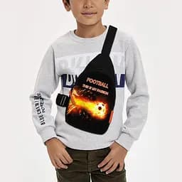 Сумка через плечо детская Футбол 29х17 см сумка слинг для мальчика (02237)