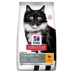 Сухий корм Hill SP Mature Adult 7+ Sterilised для зрілих котів від 7 років з куркою 3 кг