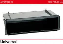 Універсальна кишеня 1 DIN ACV 271000-09 - мініатюра 4