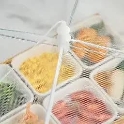 Антимоскітна парасолька-ковпак для продуктів / Антимоскітна сітка парасолька на стіл, 48х26 см - мініатюра 4