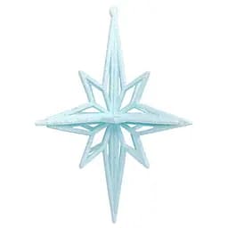 Елочная игрушка MIS LT Ромб малый 11х11х14 см голубой