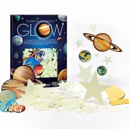 Набір сяючих наклейок 4M Glow Планети та 100 зірок (00-05631) - мініатюра 2