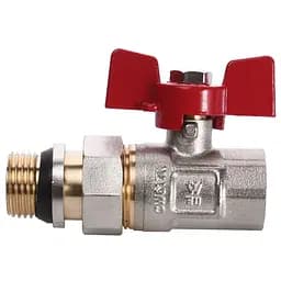 Кран кульовий прямий з американкою Water Valve Q003 NV-V123 1/2″ ЗB